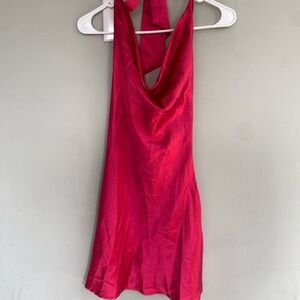 Pink Halter Dress